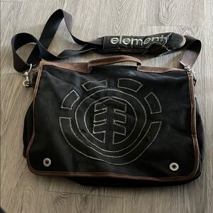 Element Black and Brown Men's Bag